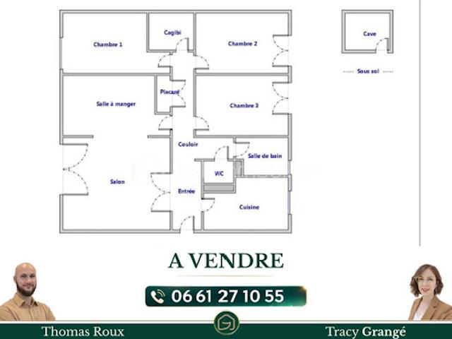 Vente Appartement 4 pièces 82 m2 Montargis