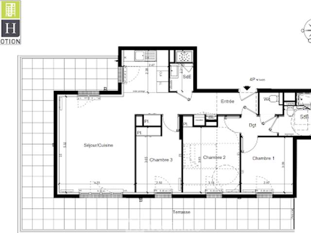 Vente Appartement 4 pièces 82 m2 Saint maur des fosses