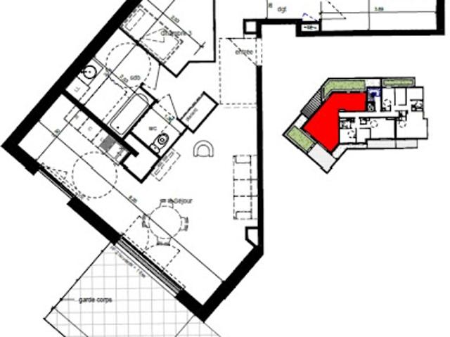 Vente Appartement 4 pièces 82 m2 Sotteville les rouen