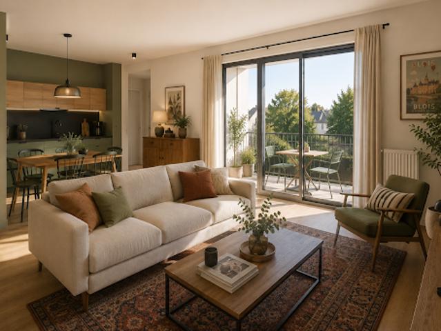 Vente Appartement 4 pièces 84 m2 Bléré