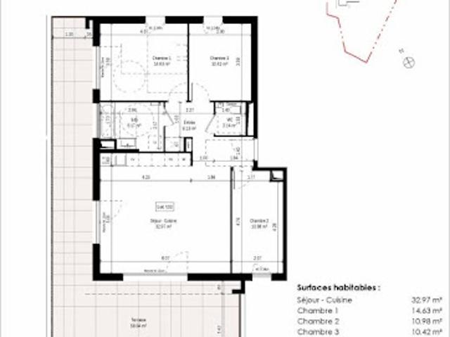 Vente Appartement 4 pièces 85 m2 Colmar