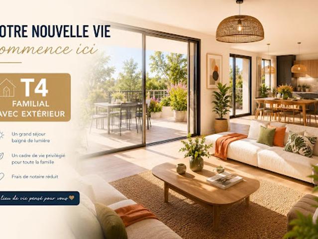 Vente Appartement 4 pièces 85 m2 Reims