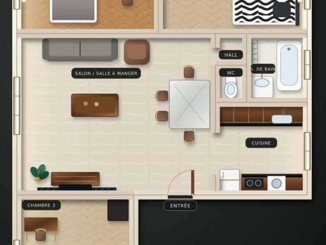 Vente Appartement 4 pièces