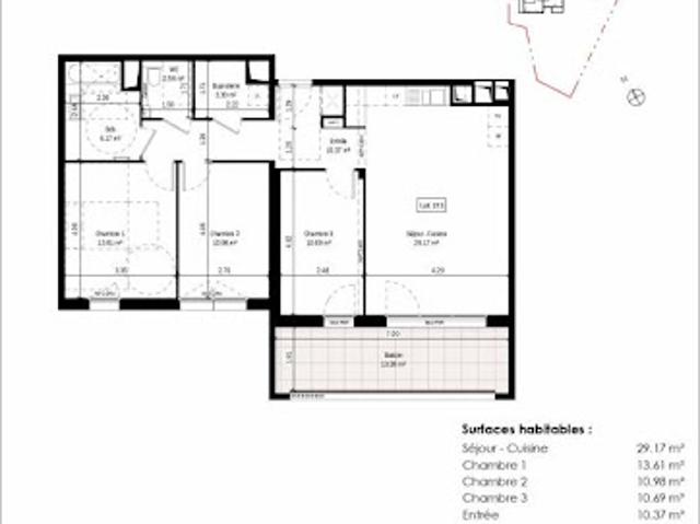 Vente Appartement 4 pièces 86 m2 Colmar