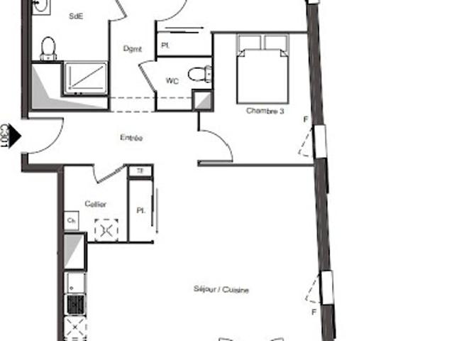 Vente Appartement 4 pièces 88 m2 Creil