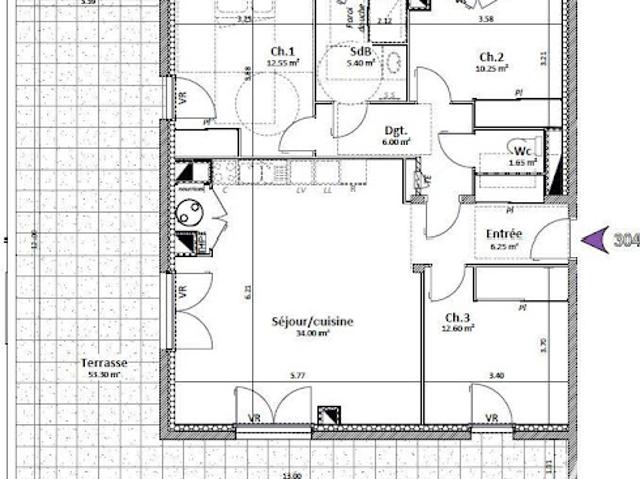 Vente Appartement 4 pièces 88 m2 Goncelin