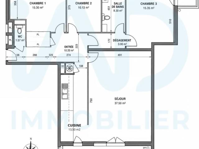 Vente Appartement 4 pièces
