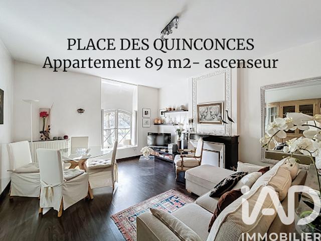 Vente Appartement 4 pièces 89 m2 Bordeaux