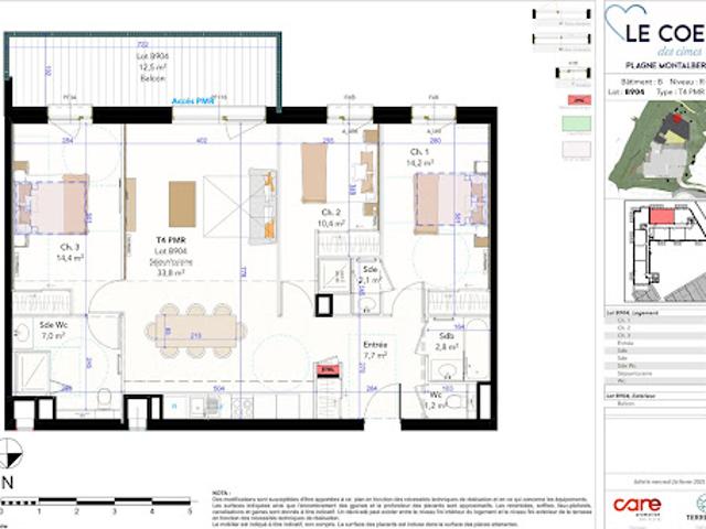 Vente Appartement 4 pièces 93.6 m2 La Plagne
