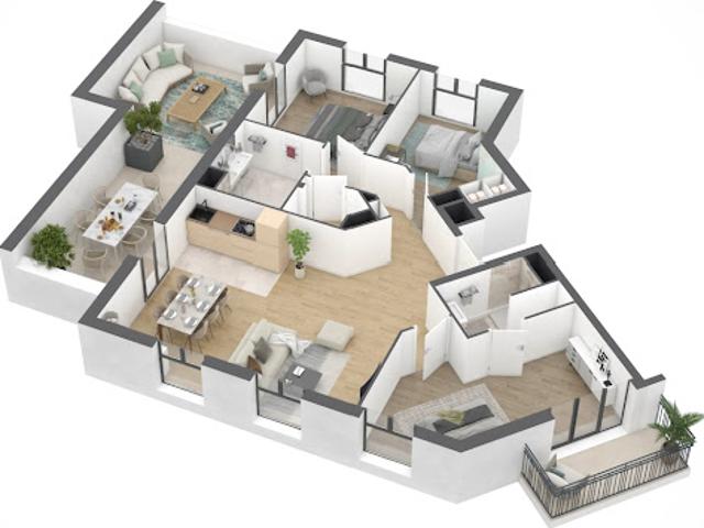 Vente Appartement 4 pièces 90 m2 Thiais