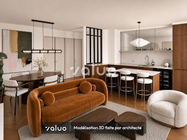 Vente Appartement 4 pièces 90 m2 Paris 19ème