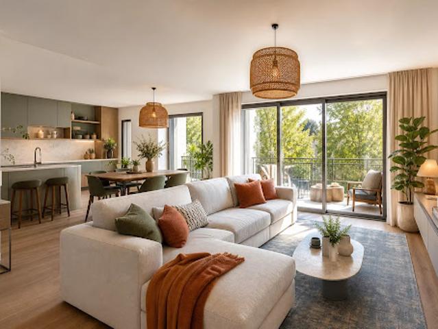 Vente Appartement 4 pièces 91 m2 Nanterre