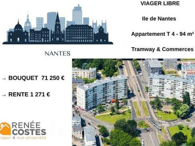 Vente Appartement 4 pièces 94 m2 Nantes