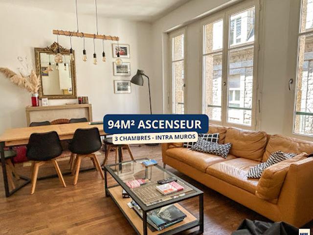 Vente Appartement 4 pièces 94 m2 Saint Malo