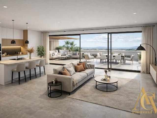 Vente Appartement 4 pièces 96 m2 Châteauneuf Grasse