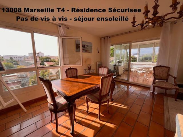 Vente Appartement 4 pièces 98 m2 Marseille 8ème