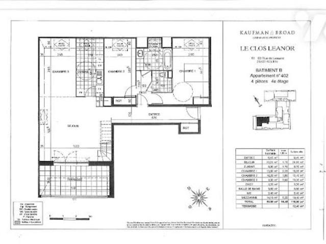 Vente Appartement 4 pièces 100 m2 Rouen