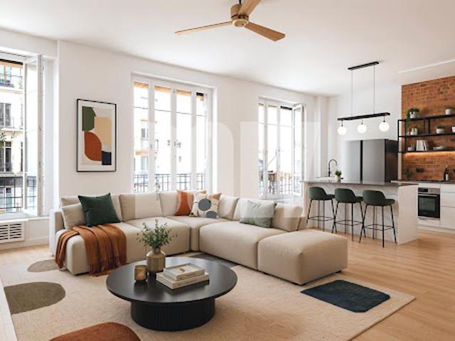 Vente Appartement 4 pièces 101.26 m2 Paris 10ème