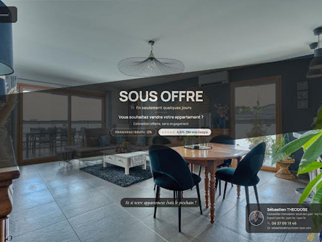 Vente Appartement 4 pièces 102 m2 Lyon 8ème
