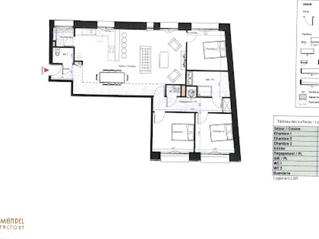 Vente Appartement 4 pièces 107 m2 Beziers