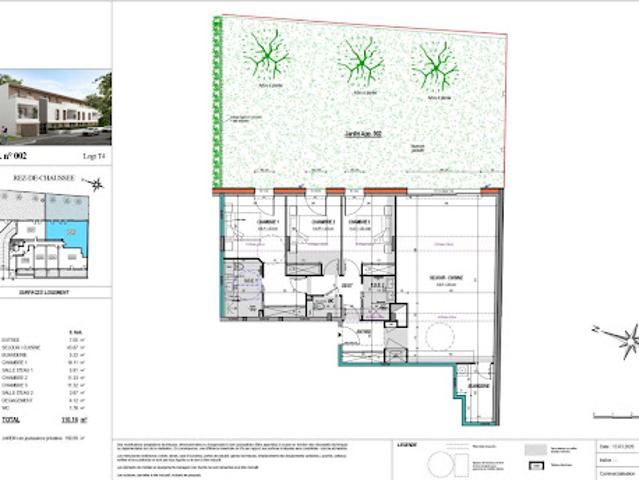 Vente Appartement 4 pièces 110 m2 La Turballe