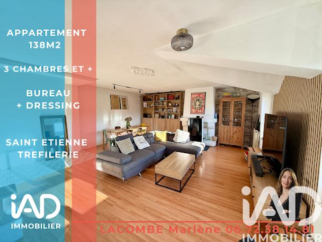 Vente Appartement 4 pièces 138 m2 Saint Etienne