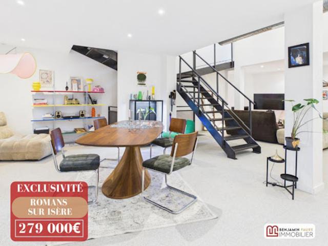 Vente Appartement 4 pièces 182.01 m2 Romans sur isere
