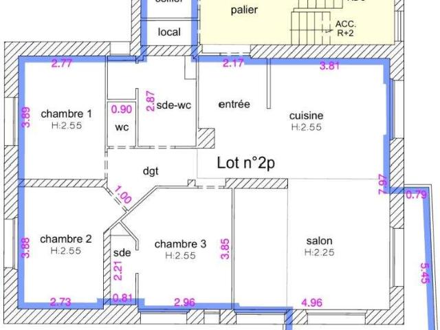 Vente appartement 4 pièces Angers Belle Beille 49