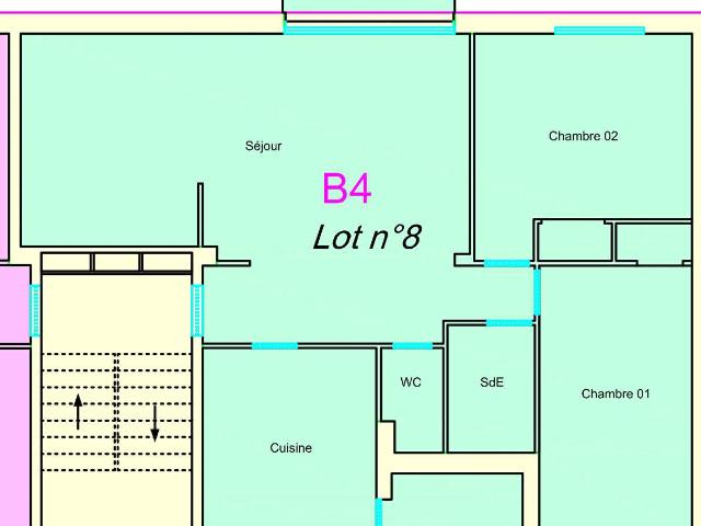 Vente appartement 4 pièces Bain de Bretagne 35
