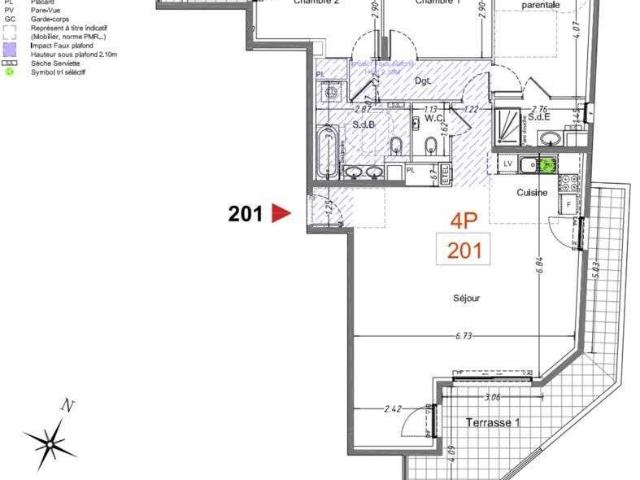 Vente appartement 4 pièces Cagnes sur Mer 06