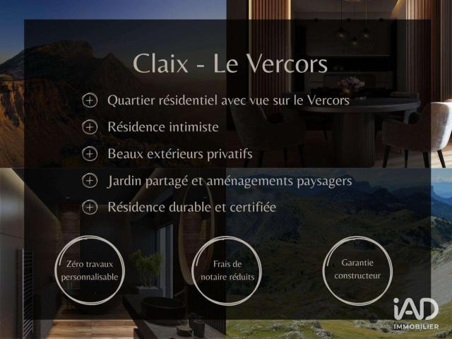 Vente appartement 4 pièces Claix 38