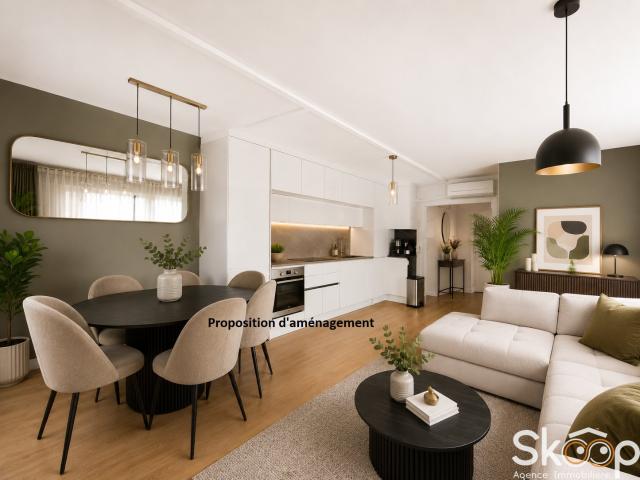 VENTE APPARTEMENT 4 PIECES + GARAGE MONTPELLIER 34070 OVALIE