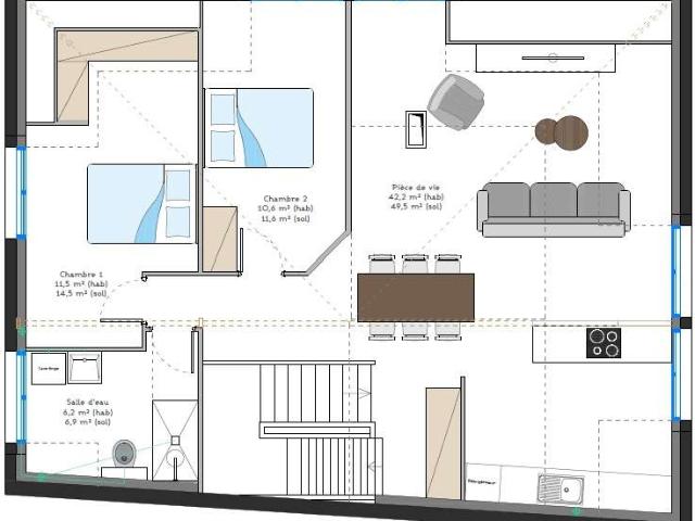 Vente appartement 4 pièces Lorient 56