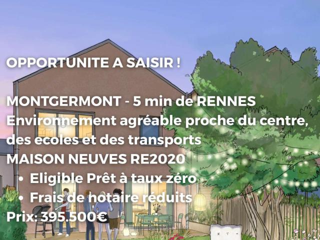 Vente appartement 4 pièces Montgermont 35