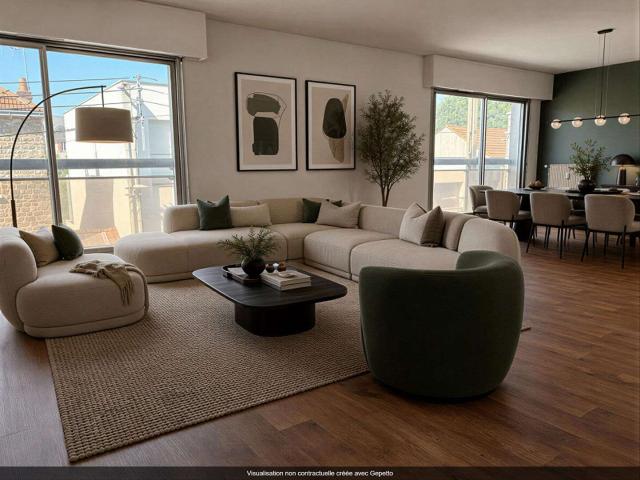 Vente appartement 4 pièces Nantes Procé Monselet 44