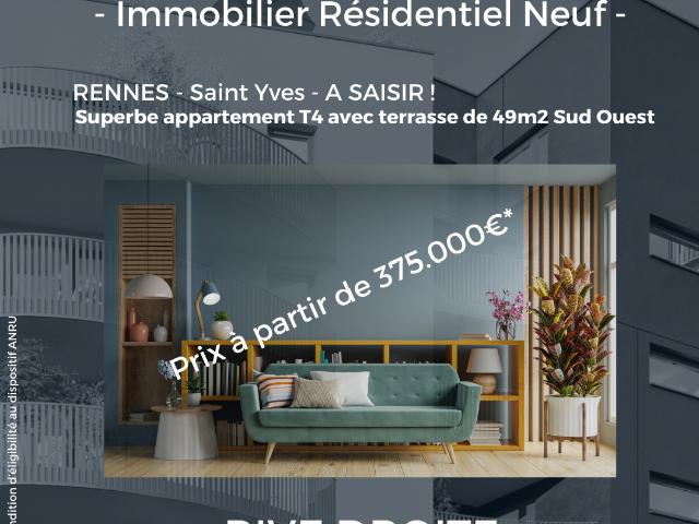 Vente appartement 4 pièces Rennes 35