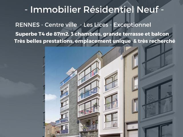 Vente appartement 4 pièces Rennes 35