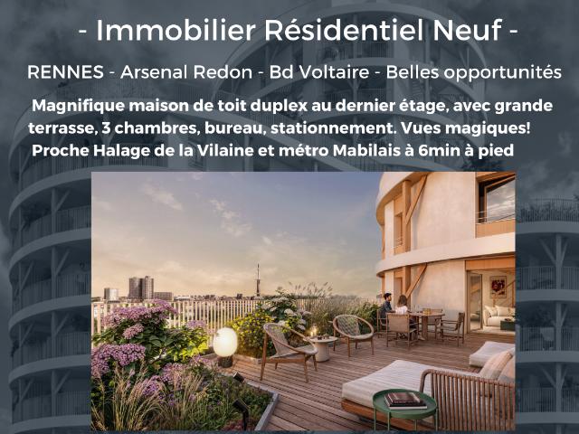 Vente appartement 4 pièces Rennes 35