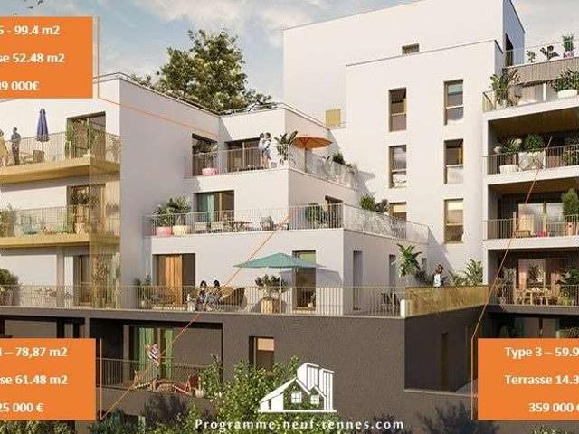 Vente appartement 4 pièces Rennes 35