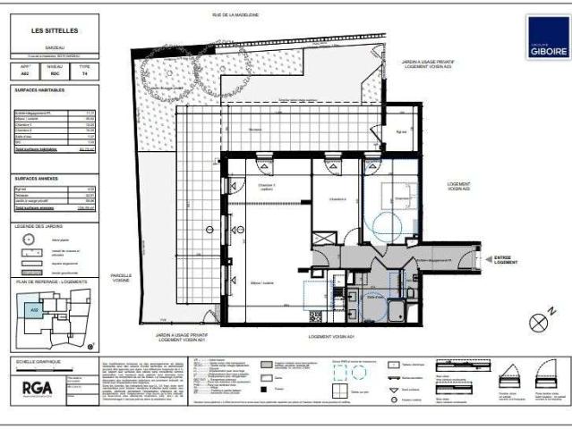 Vente appartement 4 pièces Sarzeau Golfe Nord 56