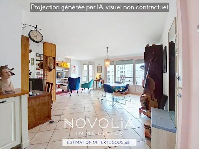 Vente Appartement 5 pièces 83.87 m2 Villeurbanne