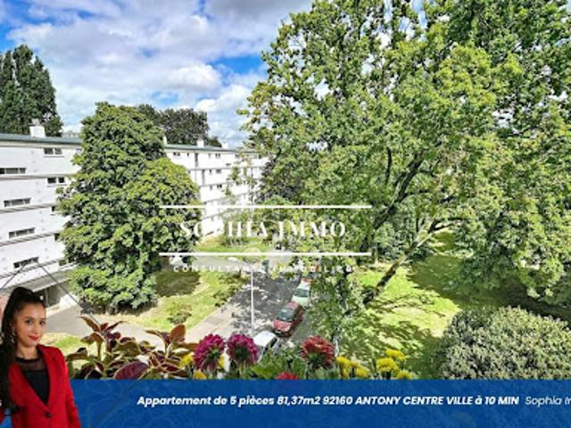 Vente Appartement 5 pièces 82 m2 Antony