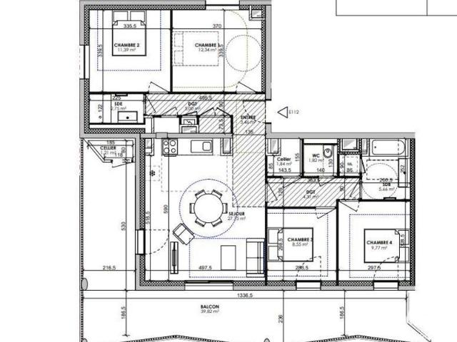 Vente Appartement 5 pièces