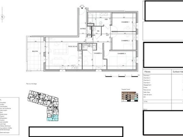 Vente Appartement 5 pièces 97 m2 Bourg en Bresse