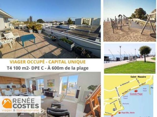 Vente Appartement 5 pièces 100 m2 Saint Nazaire