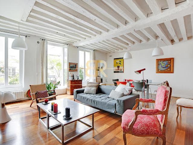Vente Appartement 5 pièces 100 m2 Paris 3ème