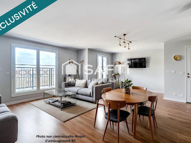 Vente Appartement 5 pièces 103 m2 Alfortville