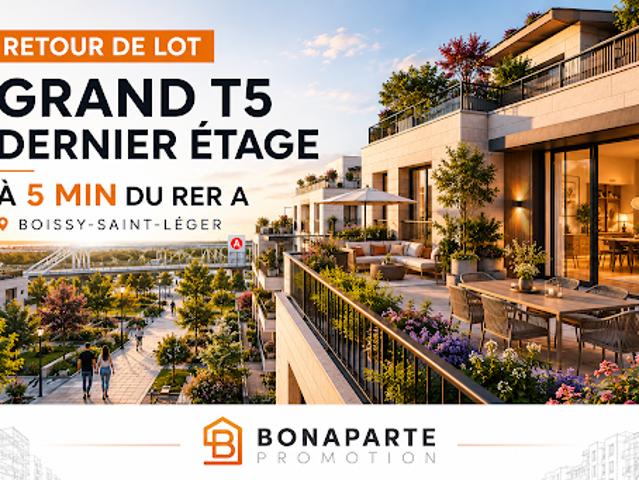Vente Appartement 5 pièces 103 m2 Boissy saint leger