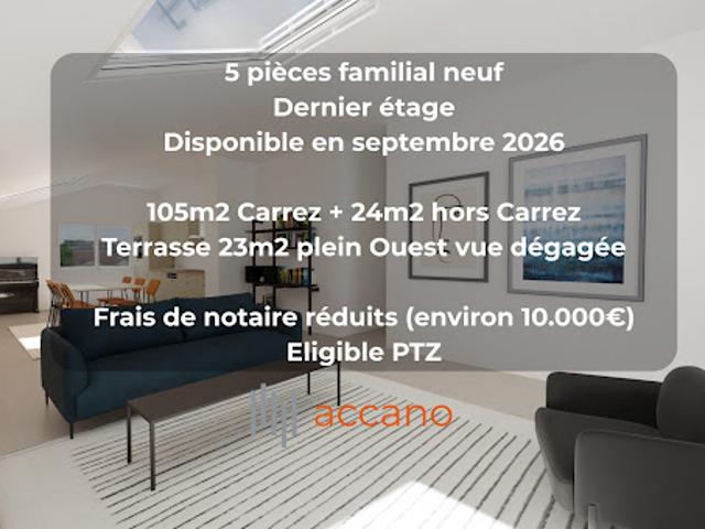 Vente Appartement 5 pièces 105.53 m2 Annecy