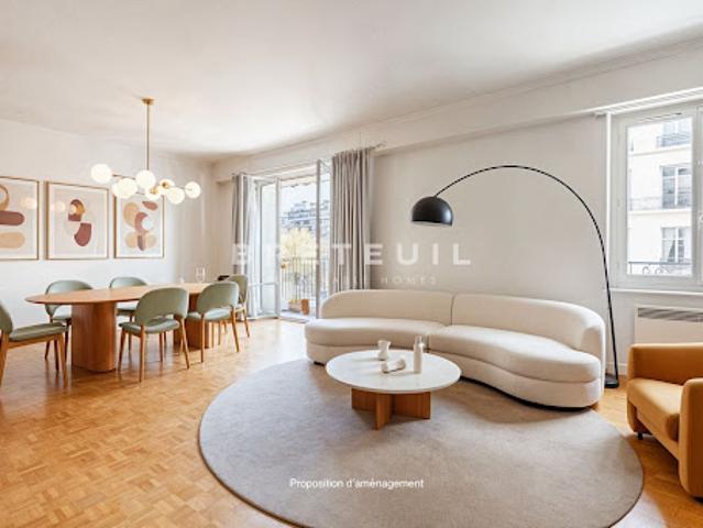 Vente Appartement 5 pièces 108.59 m2 Paris 16ème
